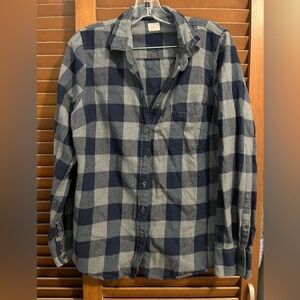 J crew factory gray flannel perfect shirt